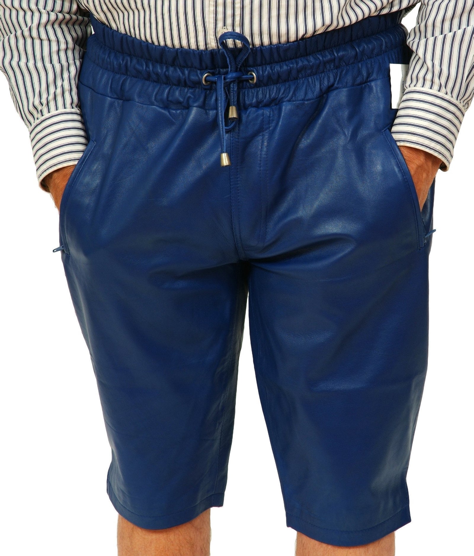 Mens Genuine Leather Shorts