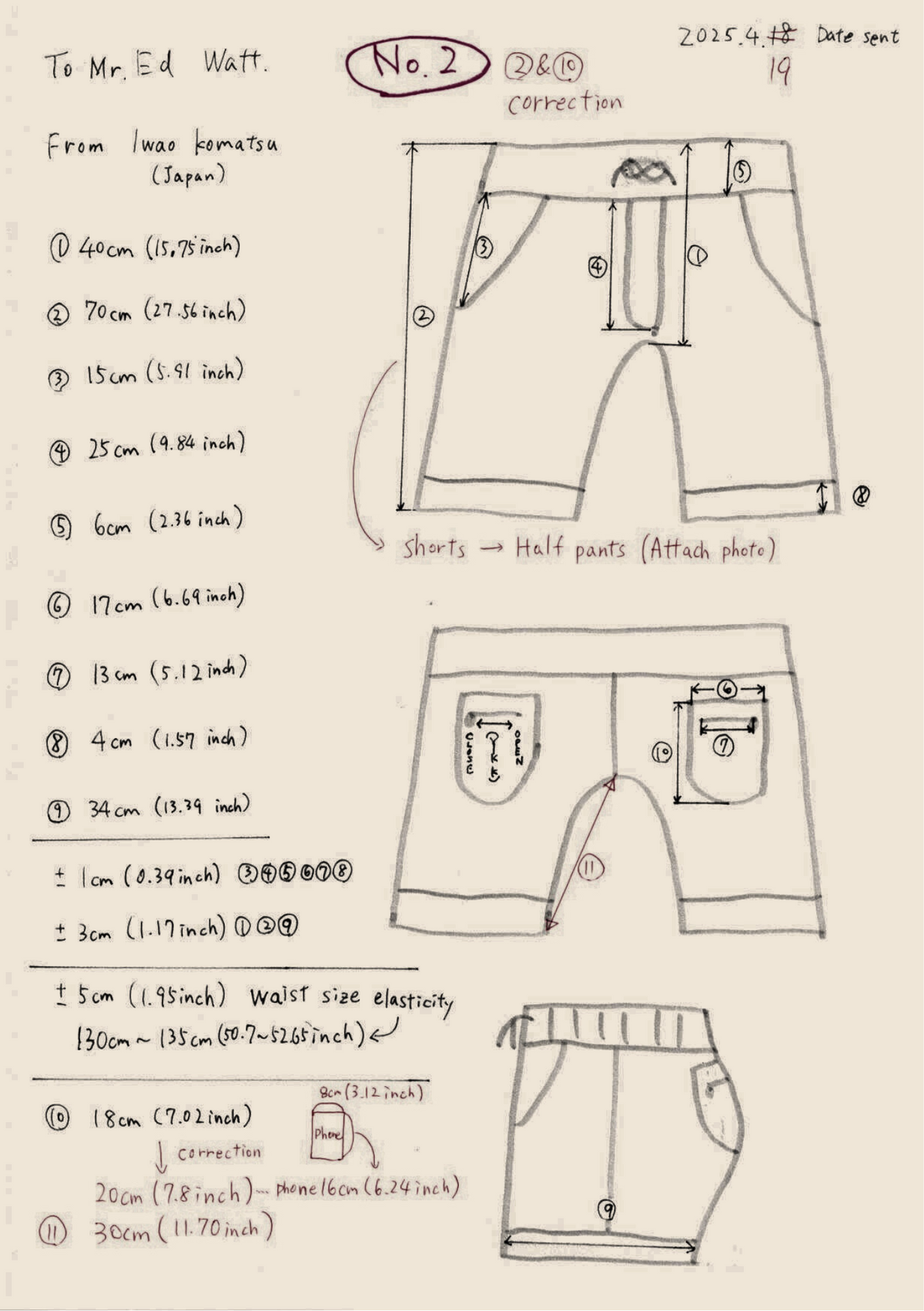 Mens Perforated Leather Shorts